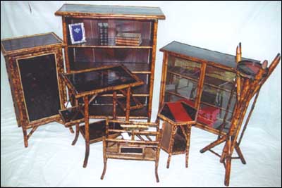 Old bamboo store furniture